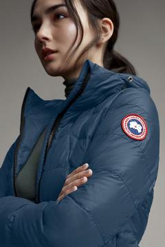 Chamarras Canada Goose Mujer Mexico - Abbott Chaqueta De Plumas Azules ED4513869